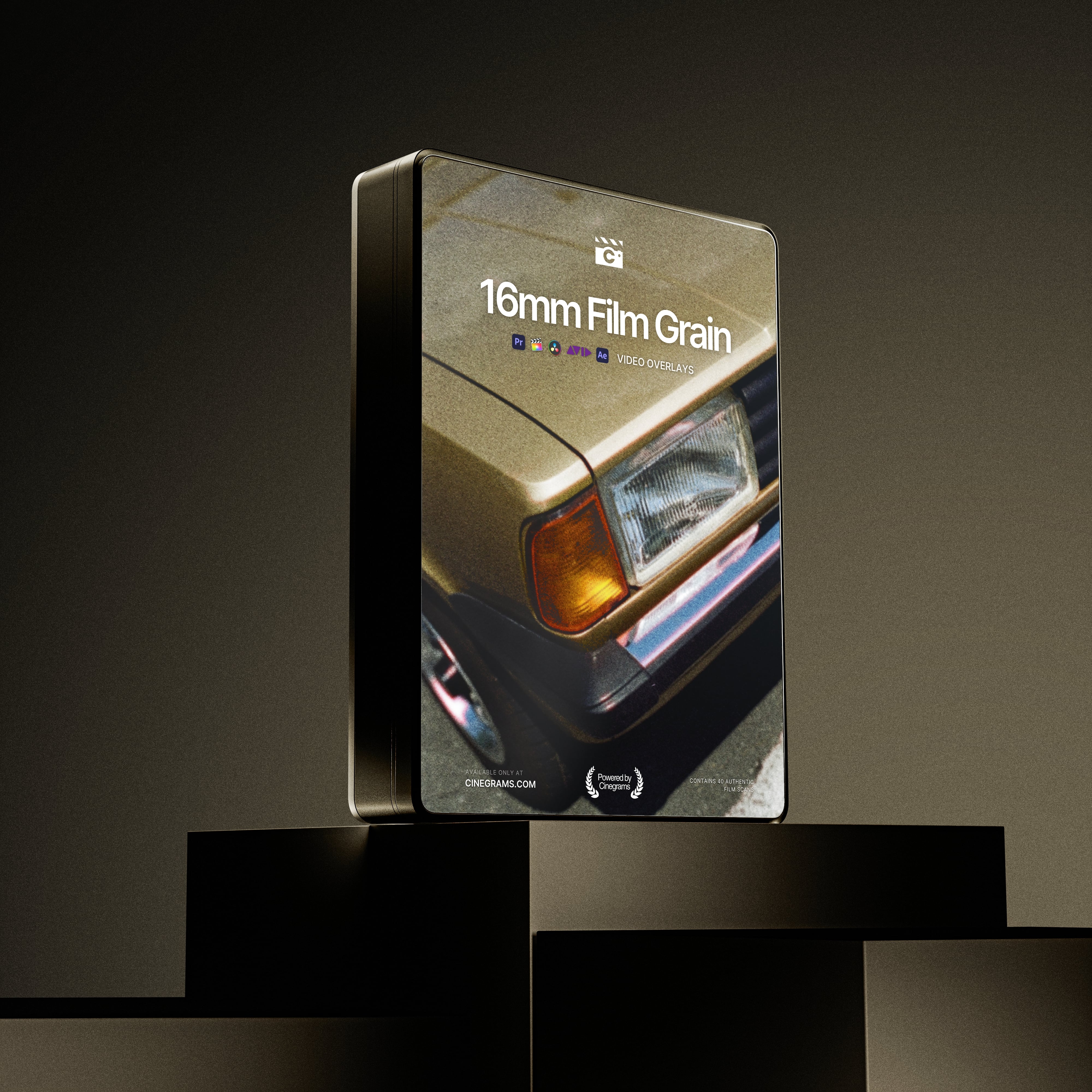 16mm Film Grain Overlays